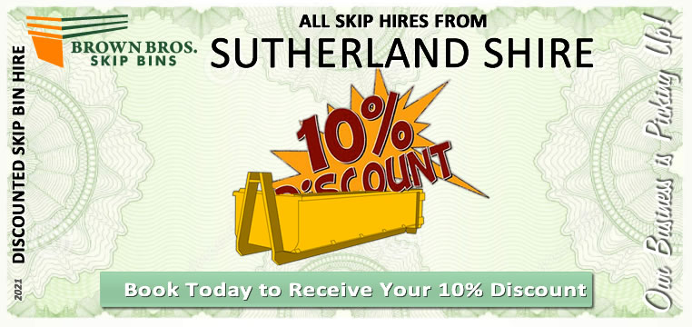 Sutherland Shire Discounted Skip Bin Hire